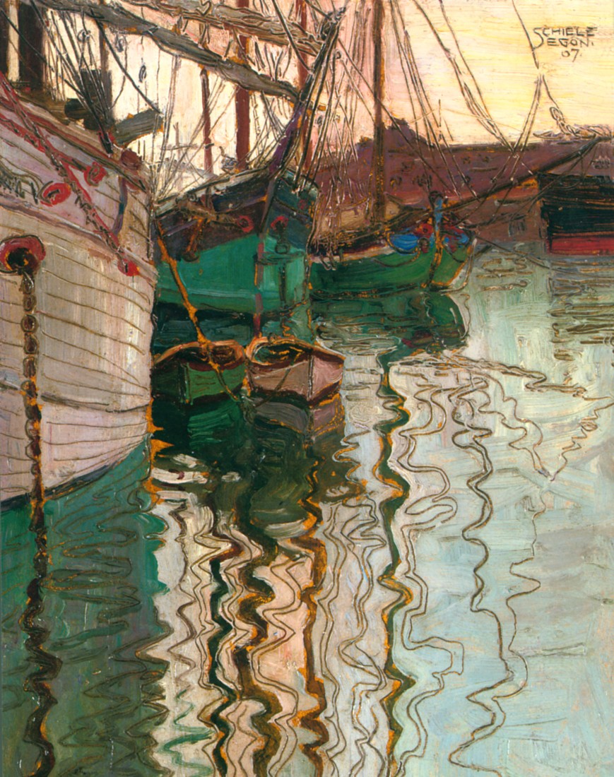 Egon Schiele - Il porto di Trieste