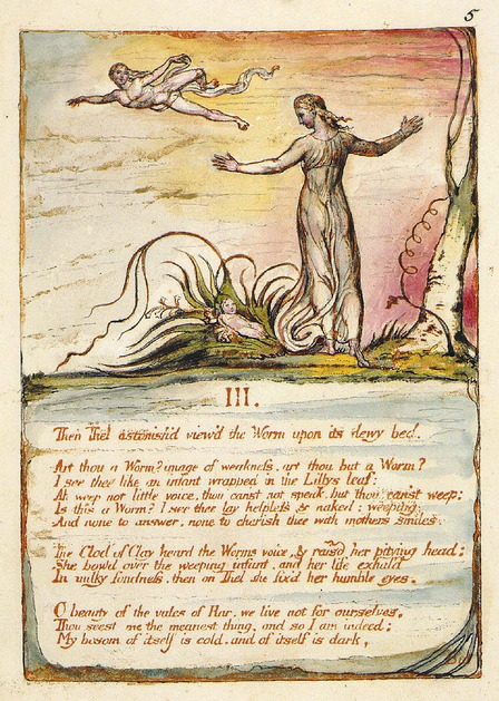 William Blake - Il libro di Thel, pagina 5