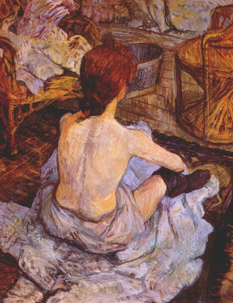 Henri de Toulouse-Lautrec - La toilette